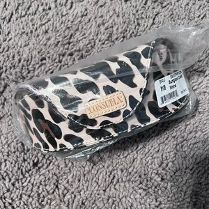 Consuela cheetah sunglasses holder